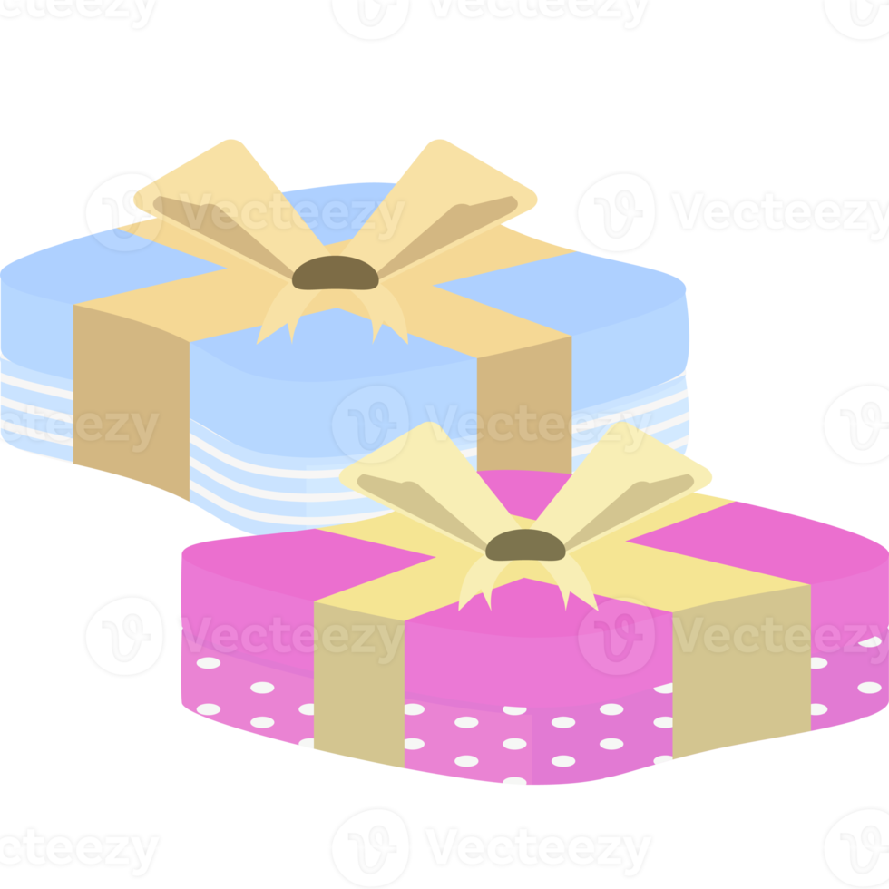 Gift Box Wrap Ribbon Horizontal Line Pattern png