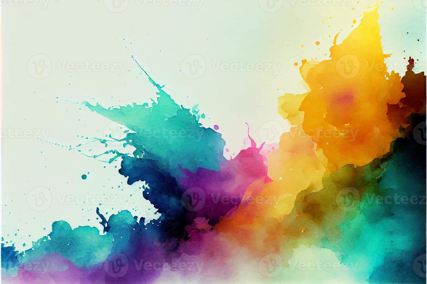 Abstract colorful watercolor background. Purple watercolor texture vector background photo