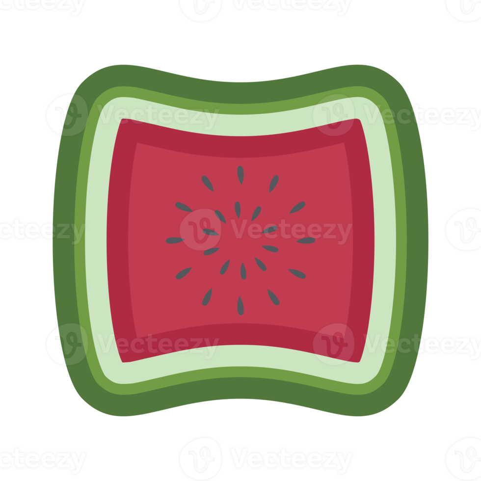 Watermelon Slice Summer Food Delicious Cool Drink Fruit png