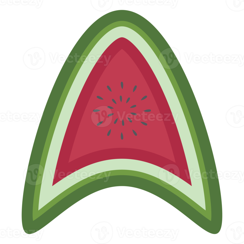 Watermelon Slice Summer Food Delicious Cool Drink Fruit png