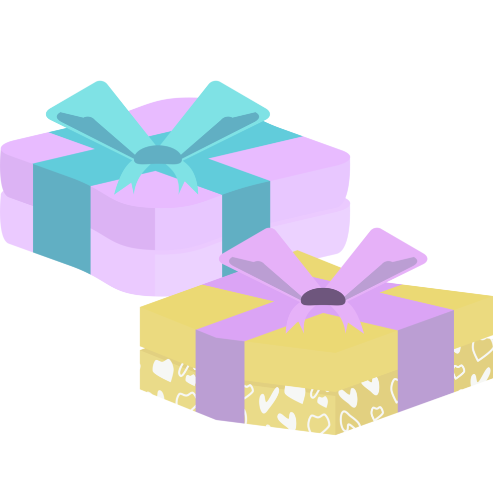 Gift Box Wrap Souvenir Tied Ribbon png