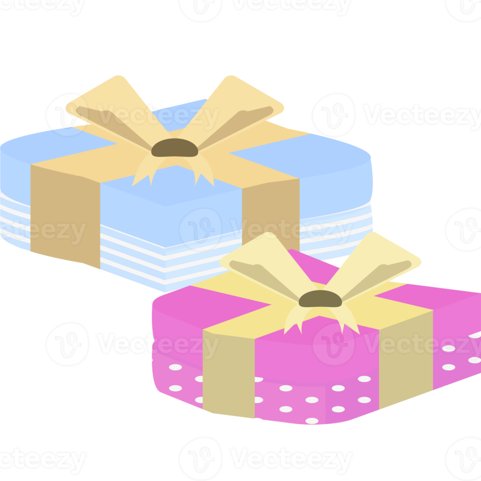 Gift Box Wrap Ribbon Horizontal Line Pattern png