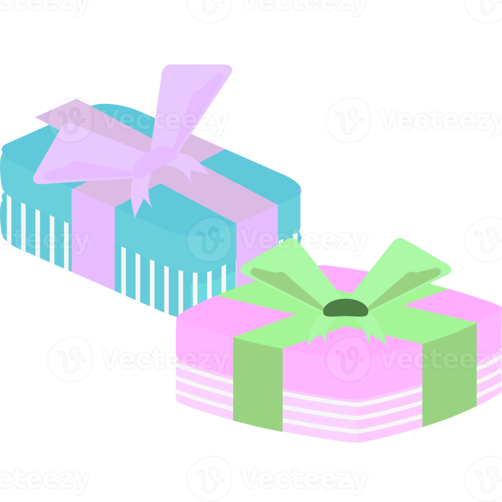 Gift Box Wrap Ribbon Vertical Line Pattern png
