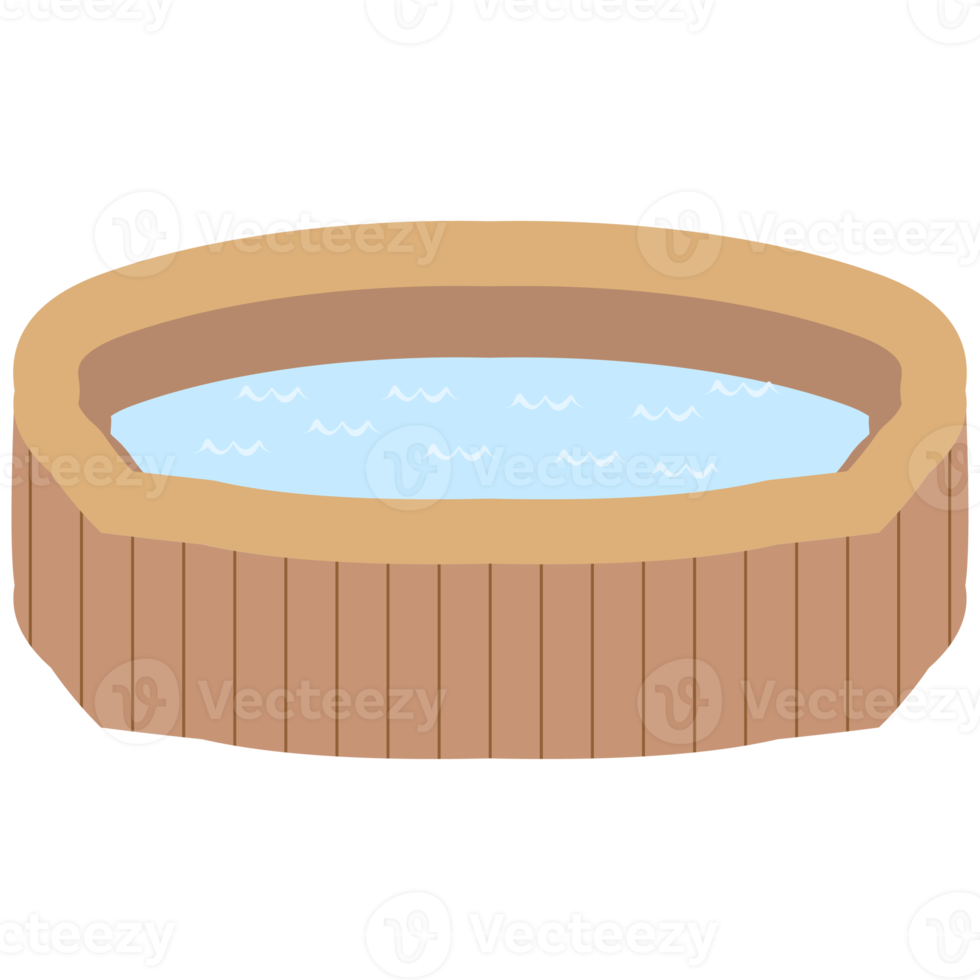 Wooden Jacuzzi Swimming Pool Swim png