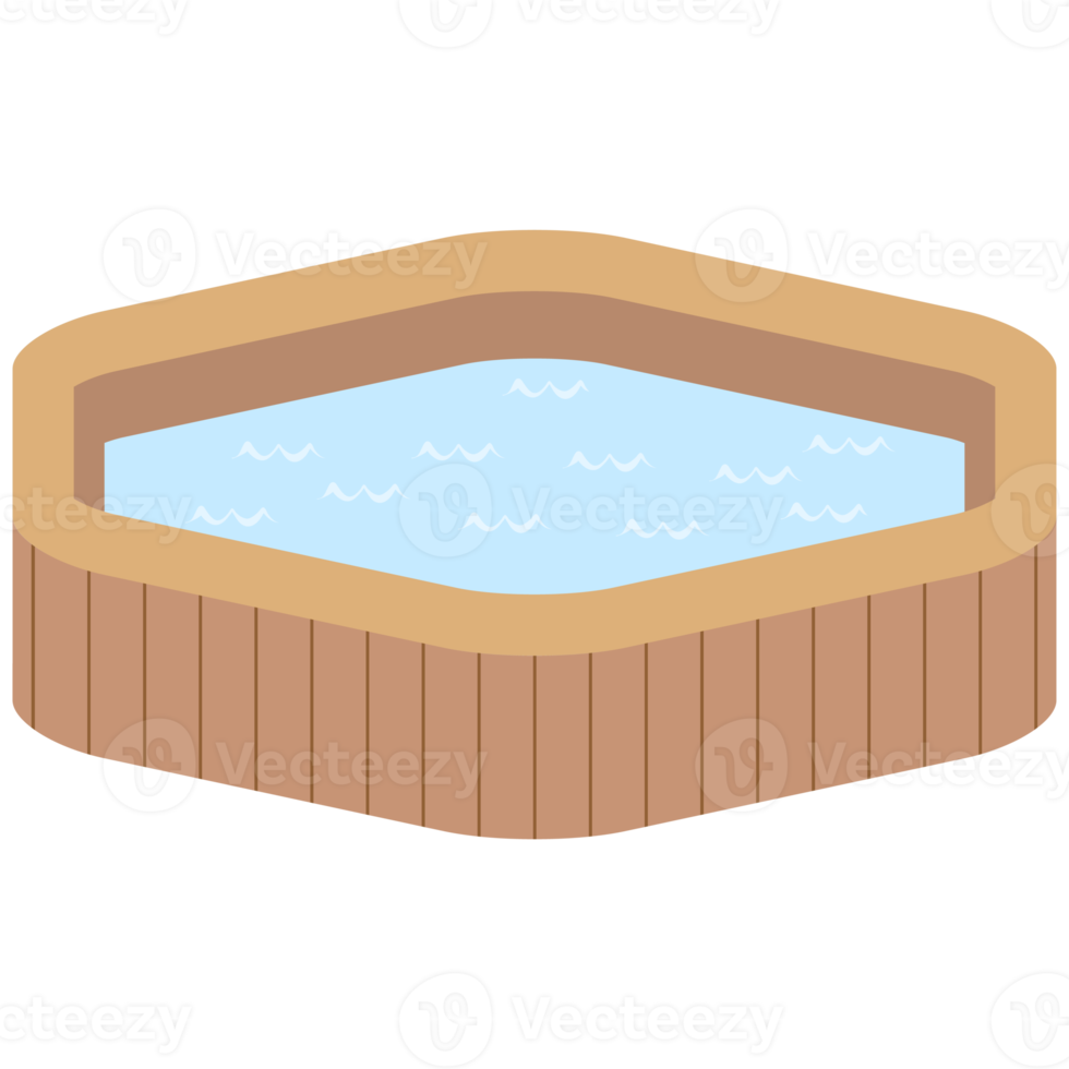 Wooden Jacuzzi Swimming Pool Swim png