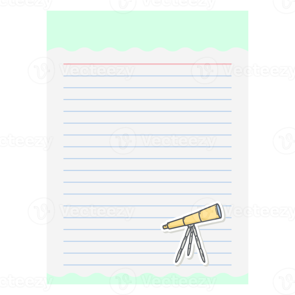 Paper Note Space Star Binoculars Doodle Space Wars Alien png