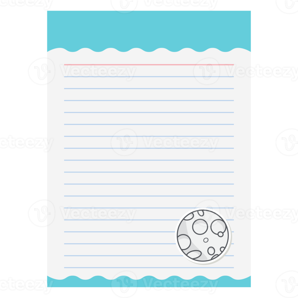 Paper Note Moon Doodle Space Wars Alien png