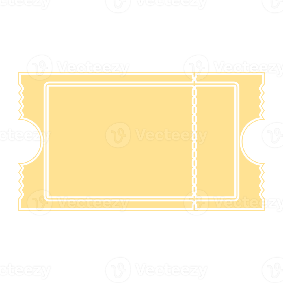 Golden Ticket Sticker Bullet Journal Blank png