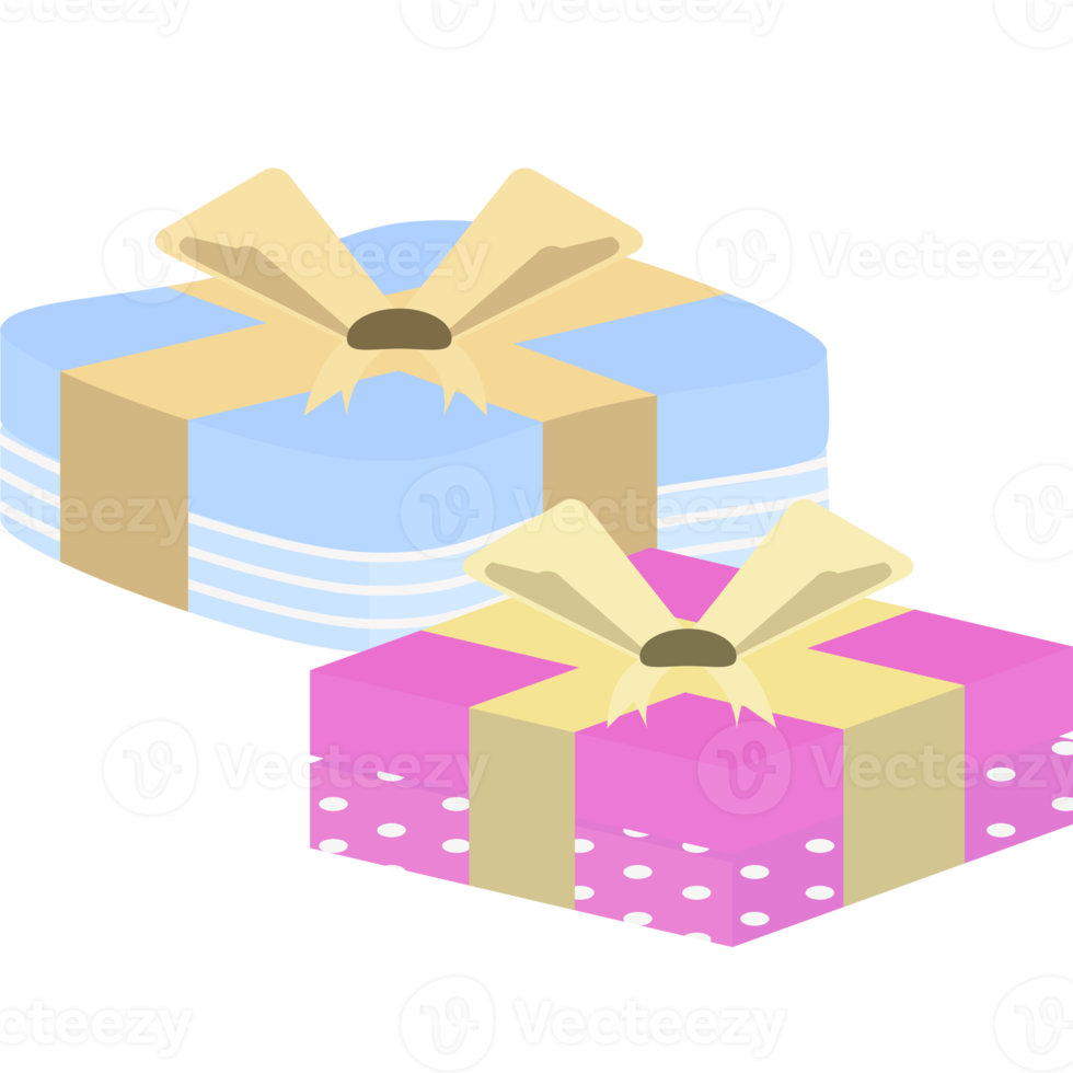 Gift Box Wrap Ribbon Horizontal Line Pattern png
