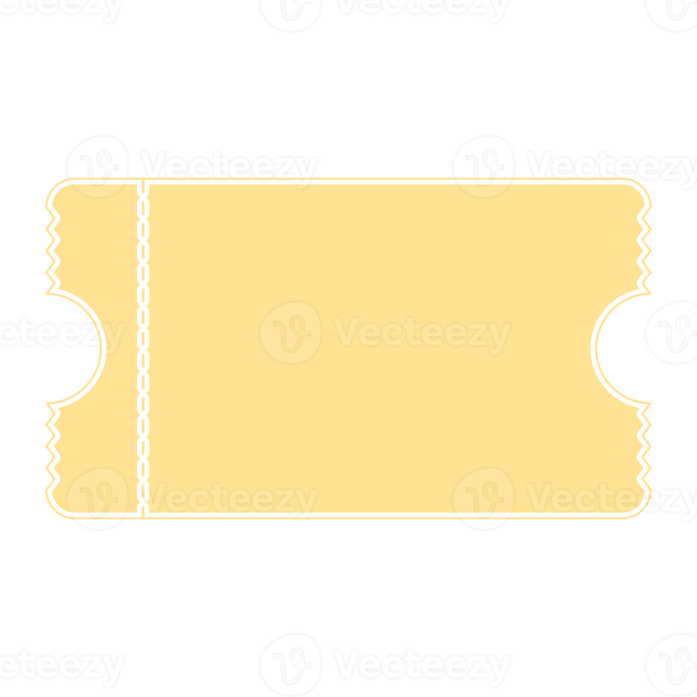 Golden Ticket Sticker Bullet Journal Blank png