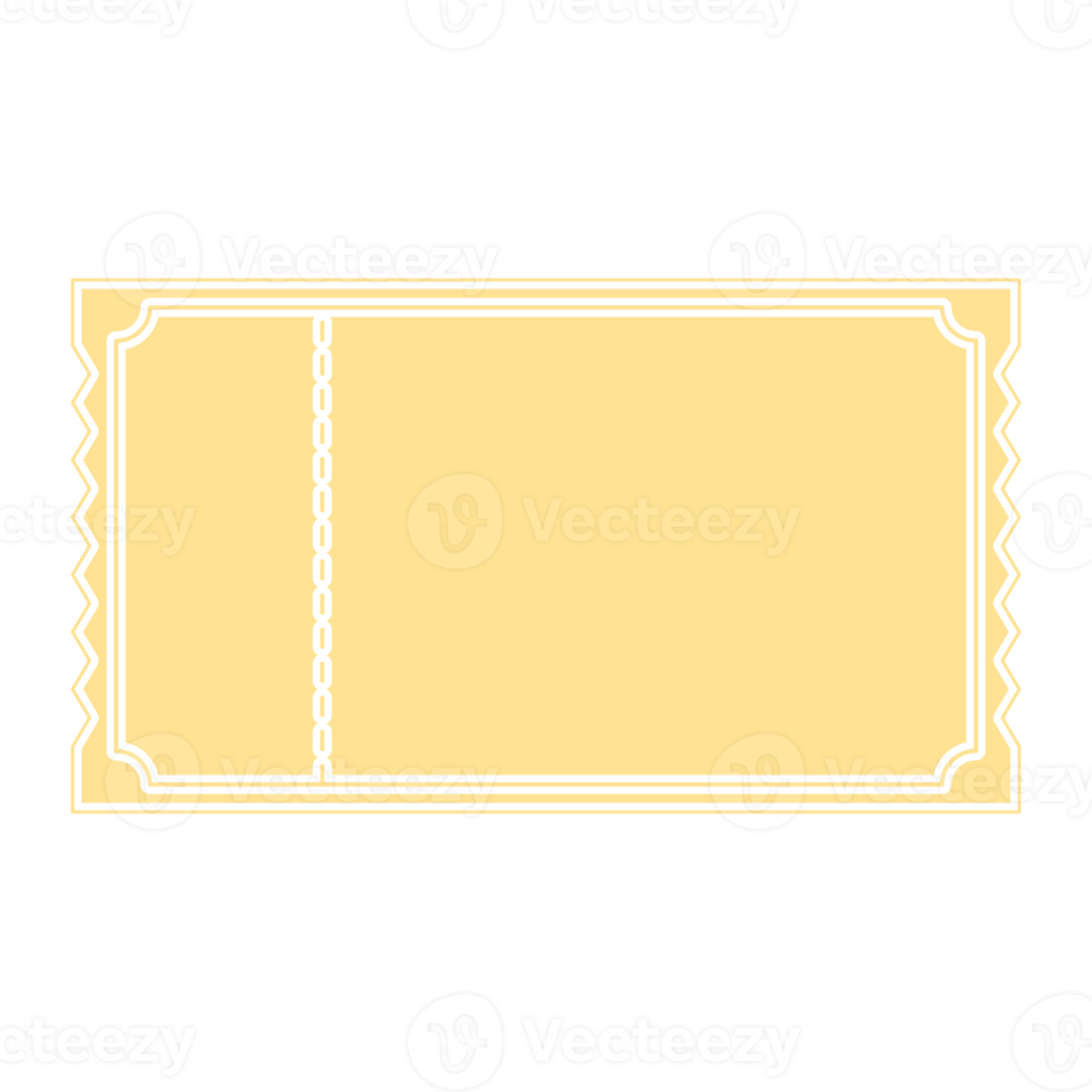 Golden Ticket Sticker Bullet Journal Blank png