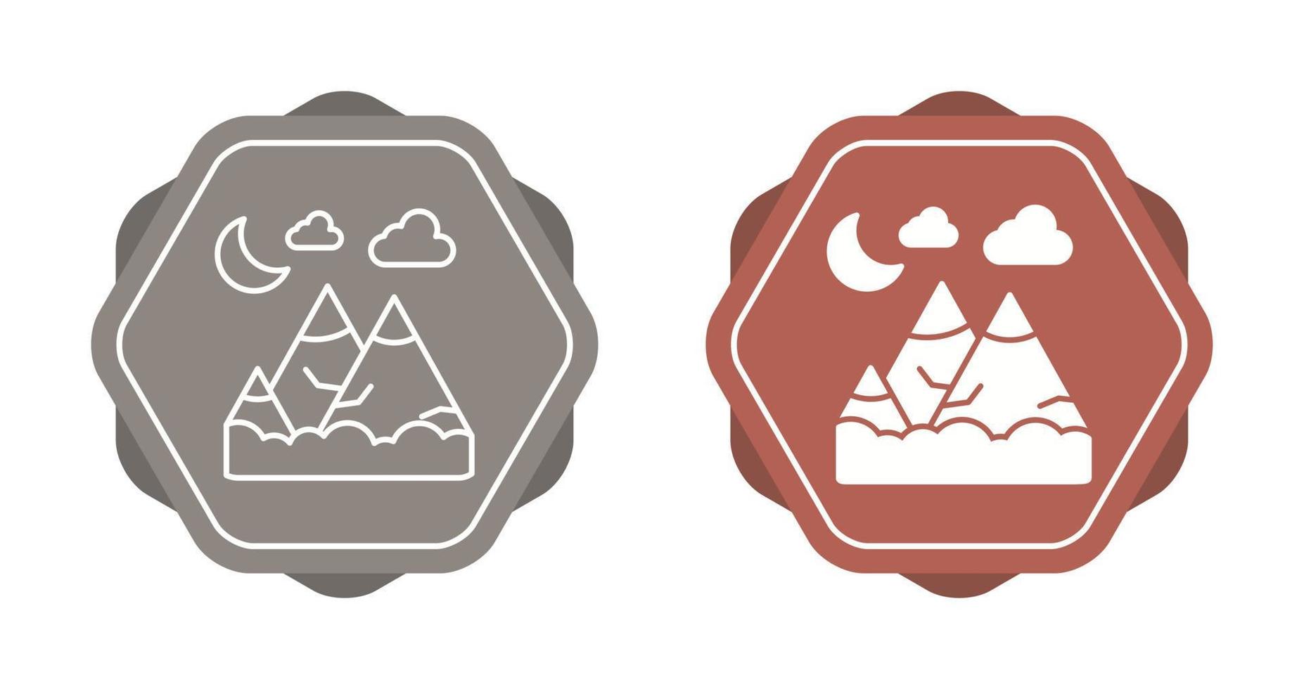 Mountains Vector Icon