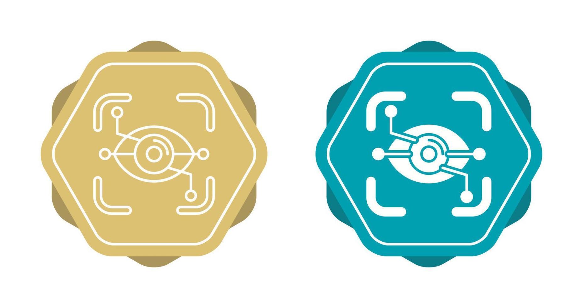 Eye Recognition Vector Icon