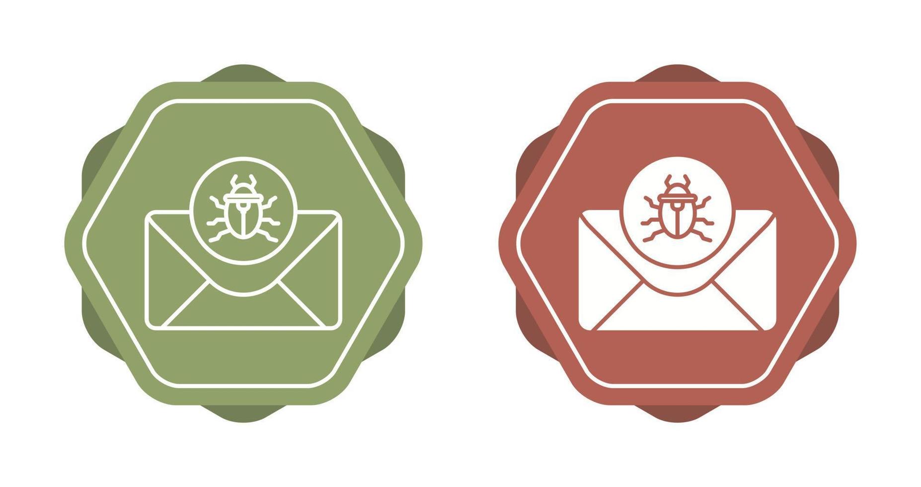 Mail Virus Vector Icon