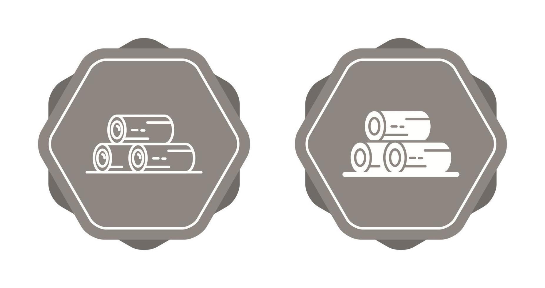 icono de vector de madera