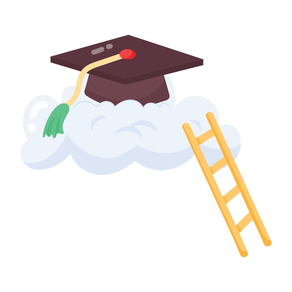 Trendy Career Path vector