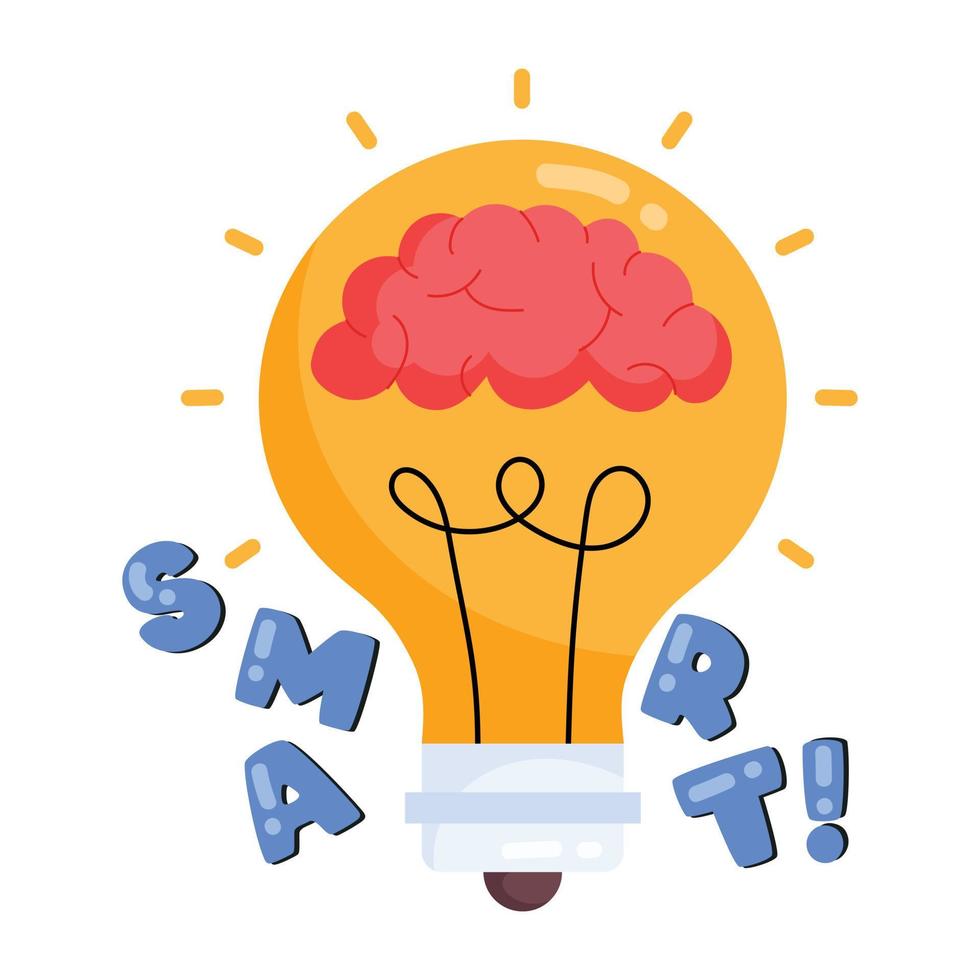 Trendy Smart Knowledge vector