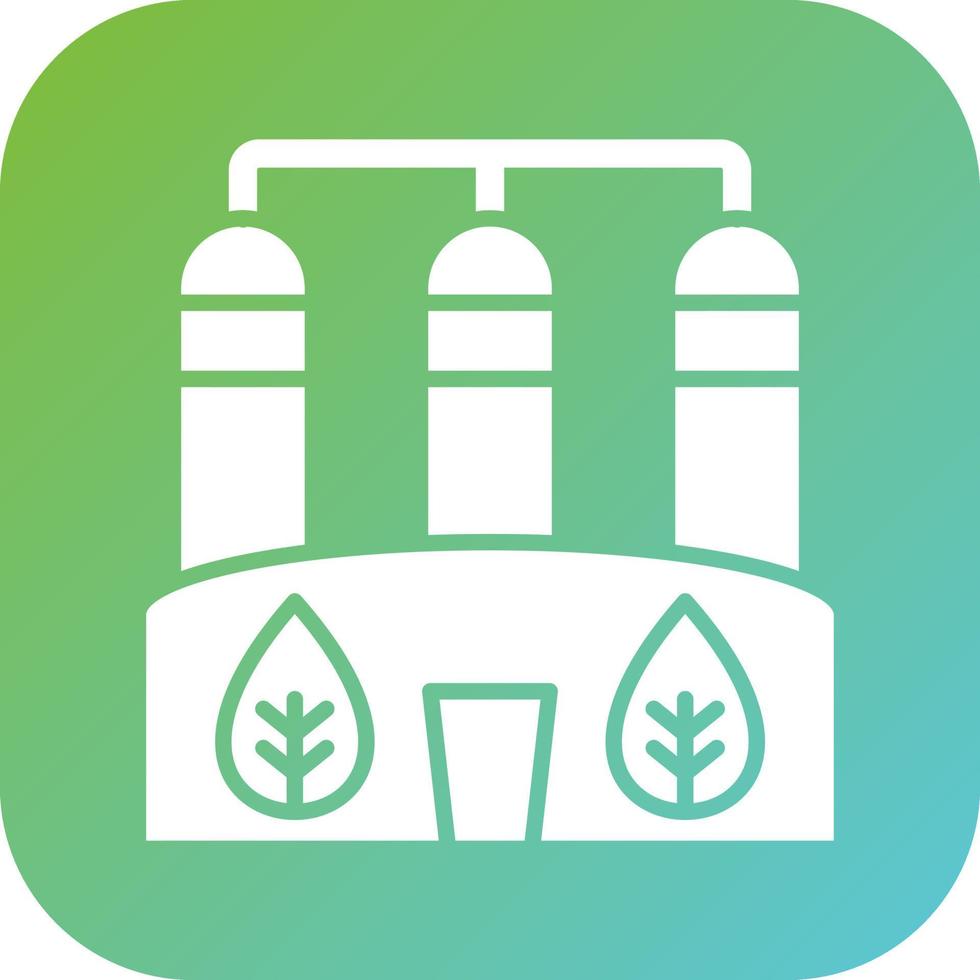 Biogas Vector Icon Style