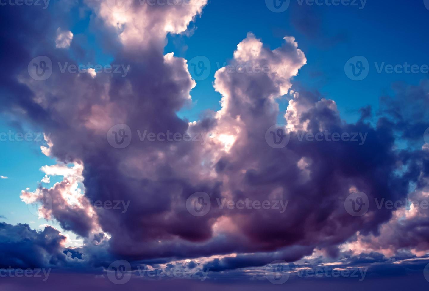 Summer blue sky cloud gradient light white background. Beauty clear cloudy in sunshine calm bright winter air bacground. Gloomy vivid cyan landscape in environment day horizon skyline view spring wind photo