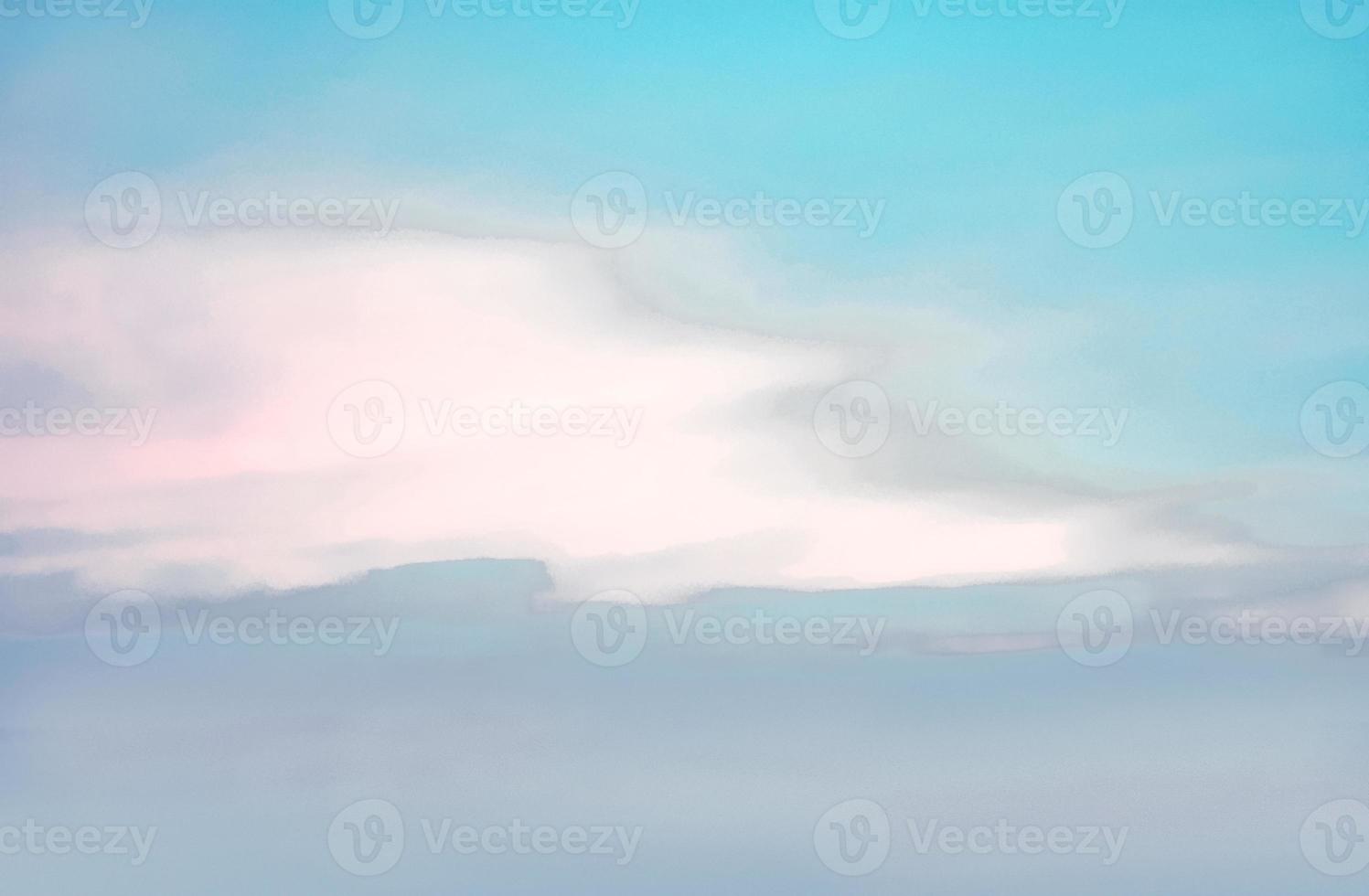 Summer blue sky cloud gradient light white background. Beauty clear cloudy in sunshine calm bright winter air bacground. Gloomy vivid cyan landscape in environment day horizon skyline view spring wind photo