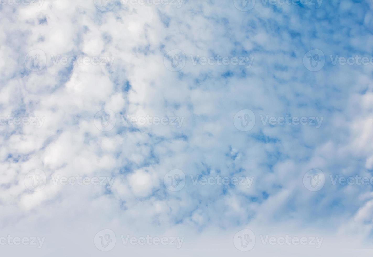 Summer blue sky cloud gradient light white background. Beauty clear cloudy in sunshine calm bright winter air bacground. Gloomy vivid cyan landscape in environment day horizon skyline view spring wind photo