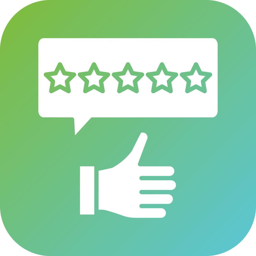 Customer Feedback Vector Icon Style