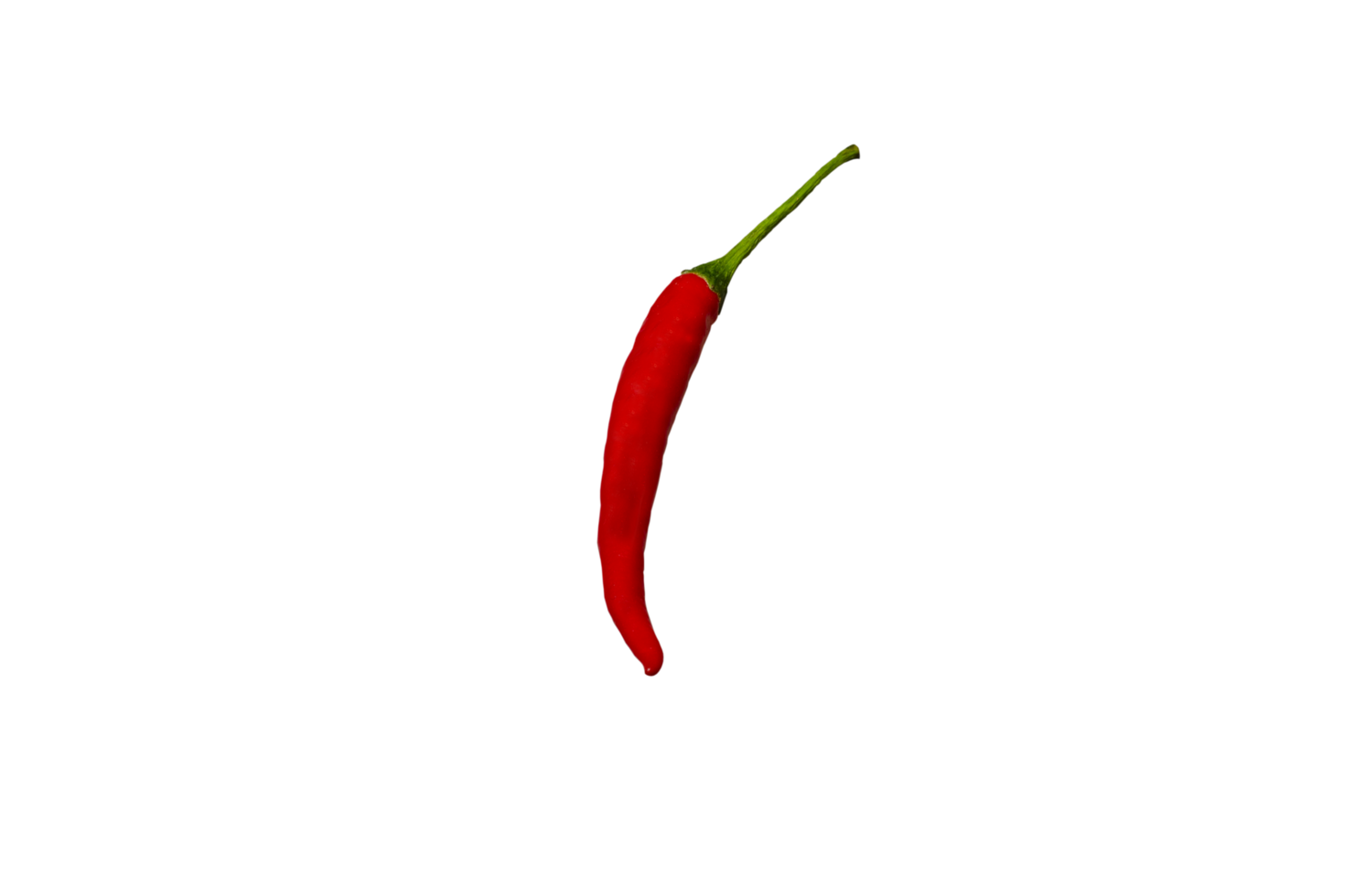 röd chili peppar isolerat på en transparent bakgrund png