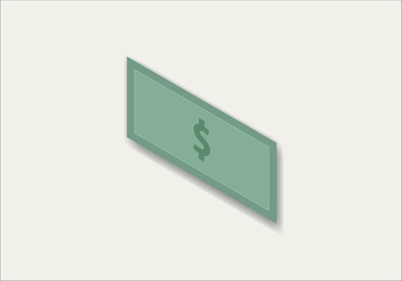 Set Of Money Banknotes. Isometric Design. Vector Illustration Isometric money design.