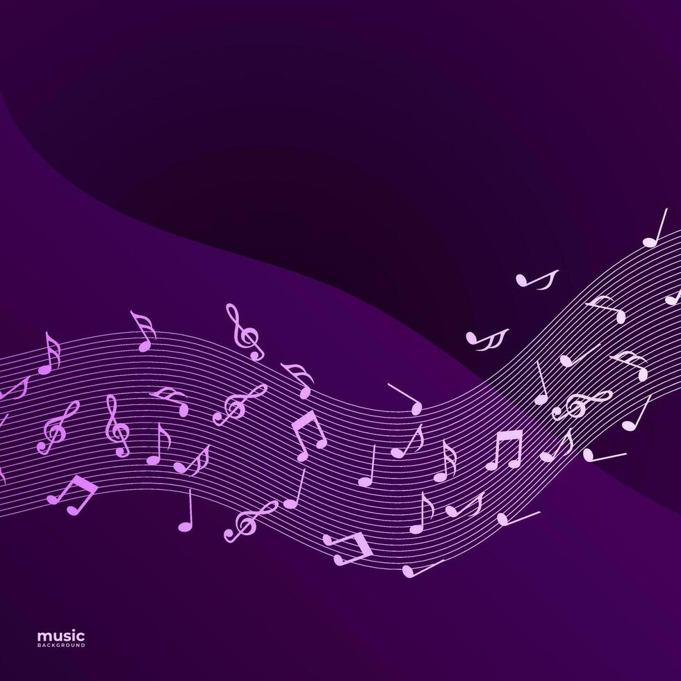 Abstract music background. vector illustration.