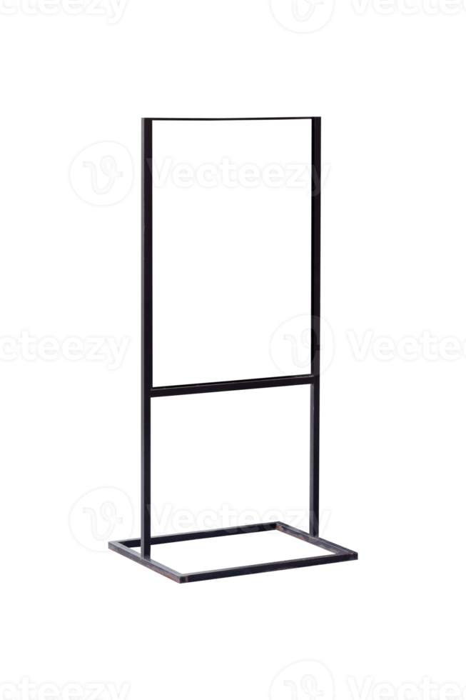 Advertising stand banners mockup, Mock up of a standing poster, Blank wood frame outdoor stand mockup poster display png