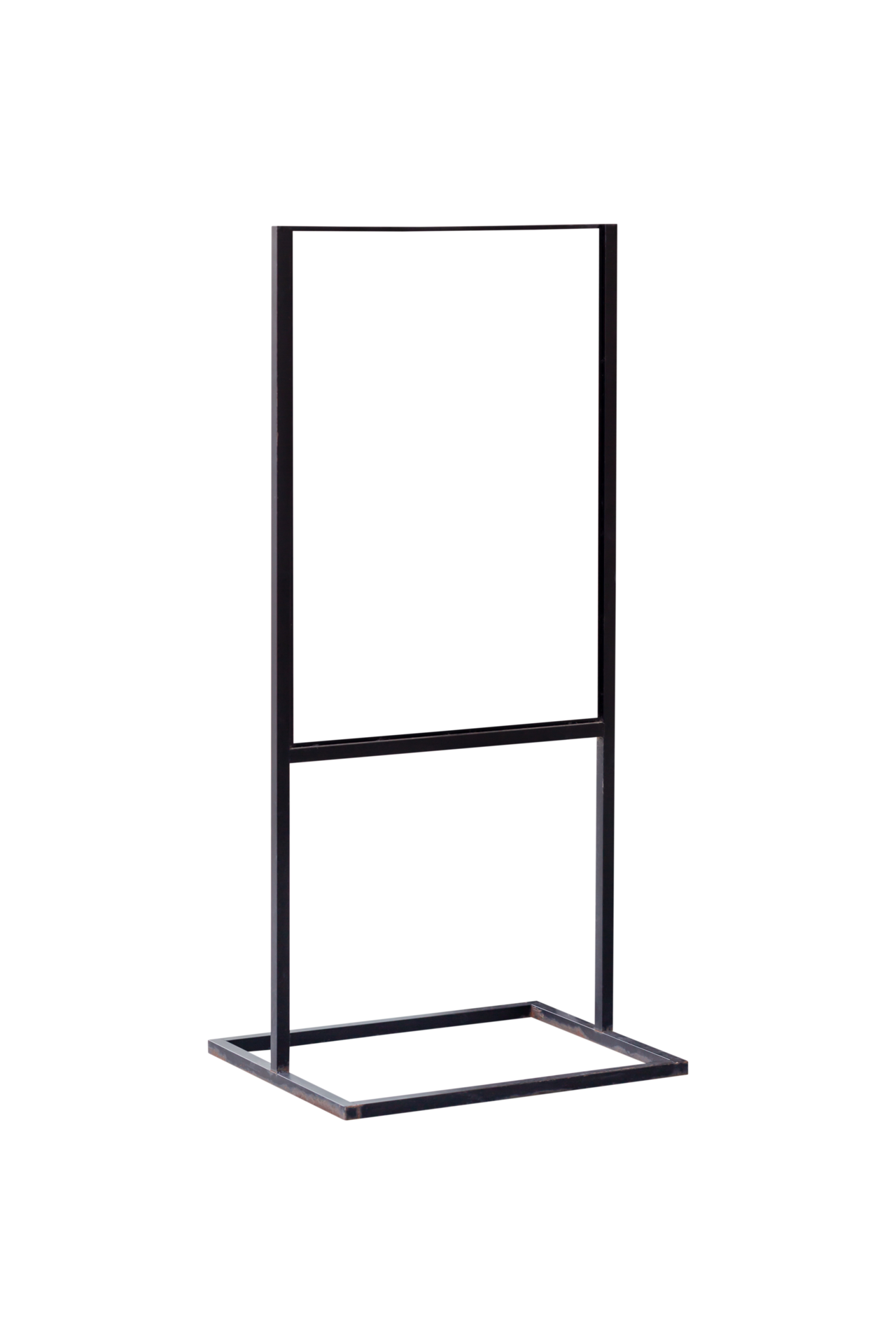 Advertising stand banners mockup, Mock up of a standing poster, Blank