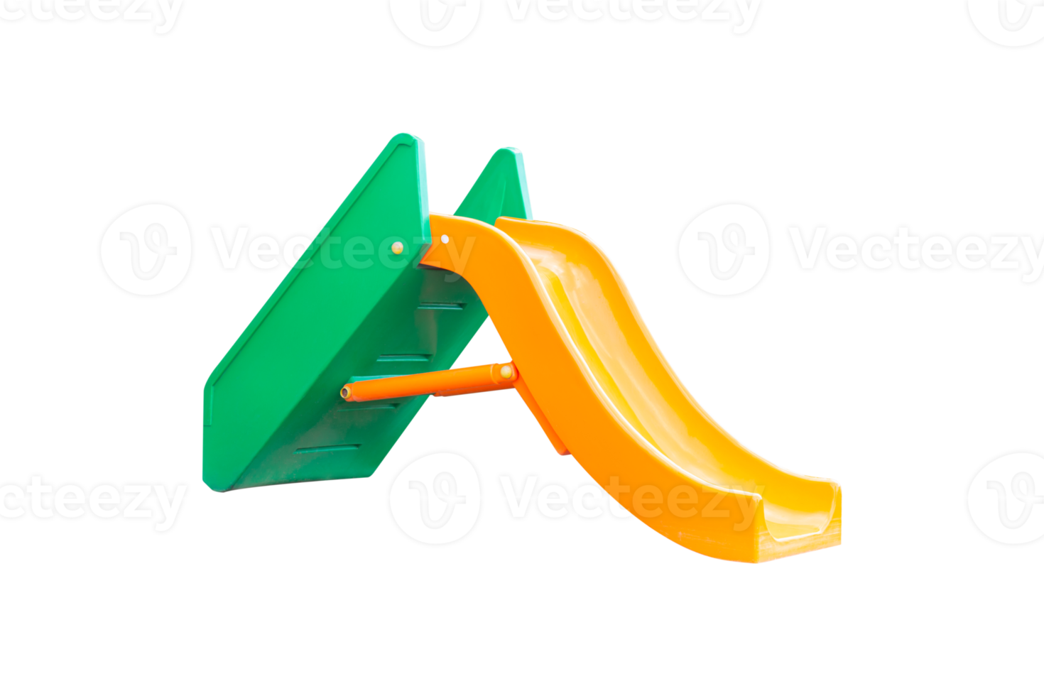 Childrens slide, Playground slide of plastic isolated on background png