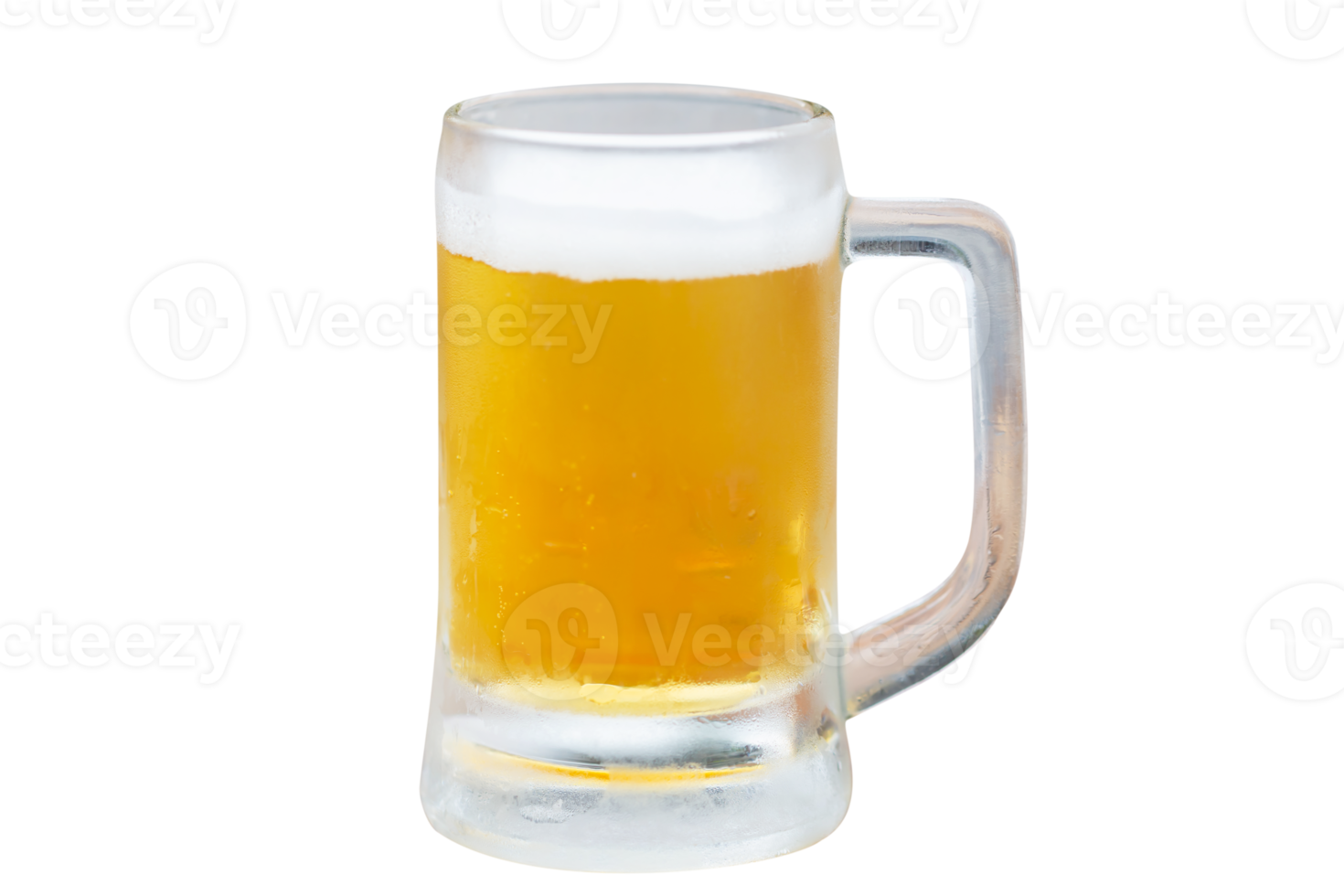 Mug of beer, Pouring beer with bubble froth in glass, Celebration party concepts png