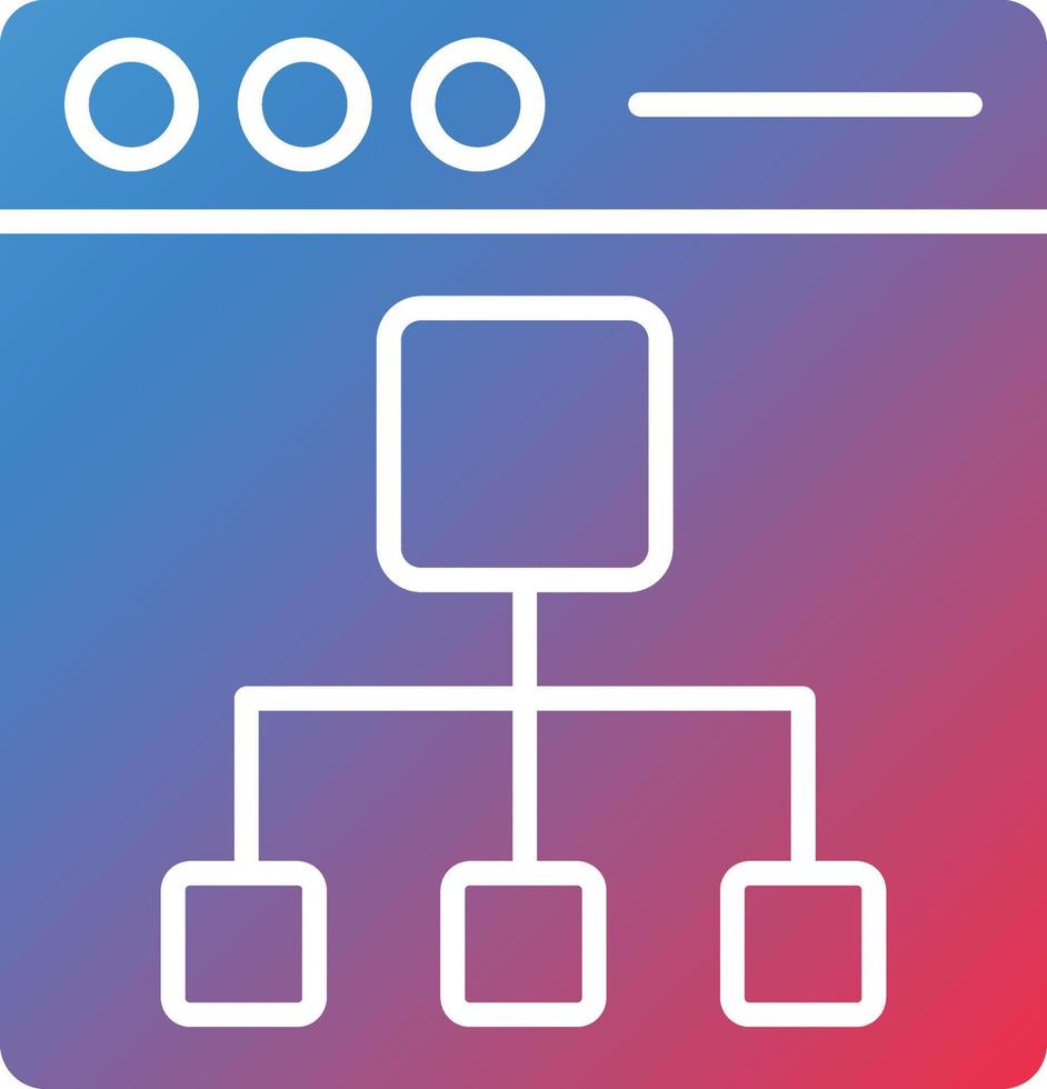 Vector Design Sitemap Icon Style