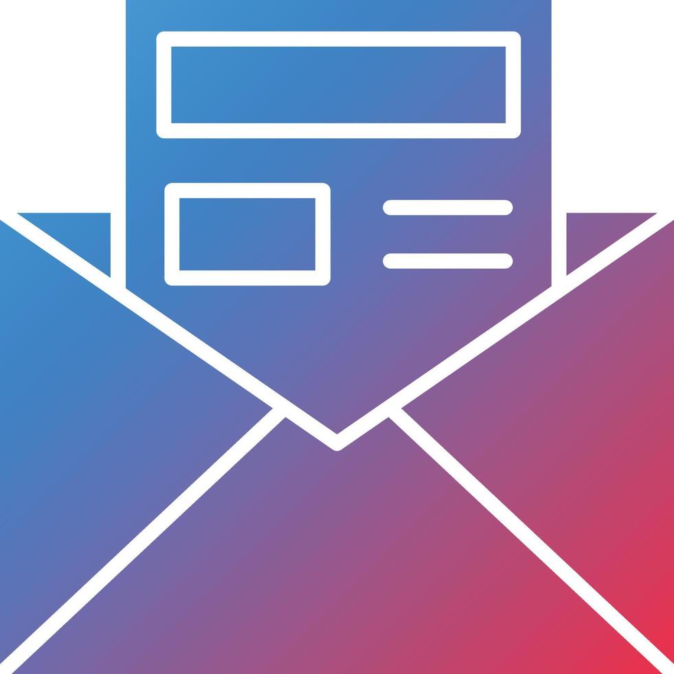Vector Design Newsletter Icon Style