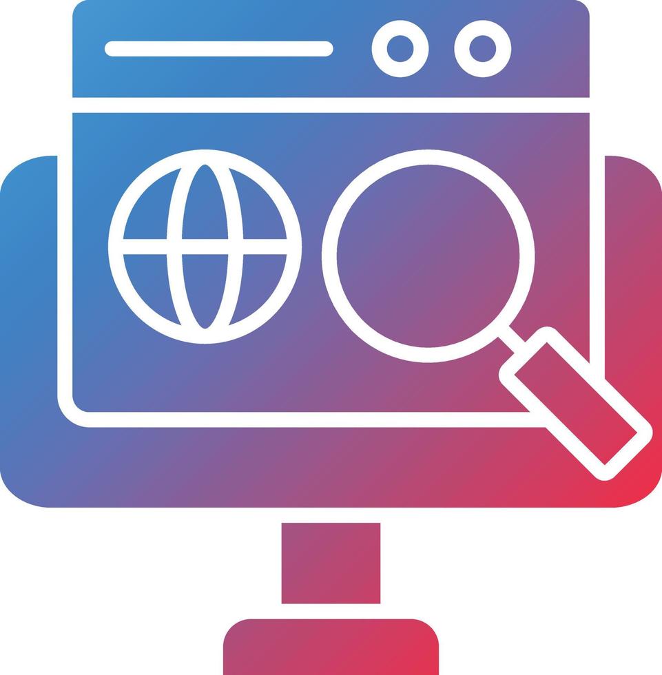Vector Design Global Search Icon Style