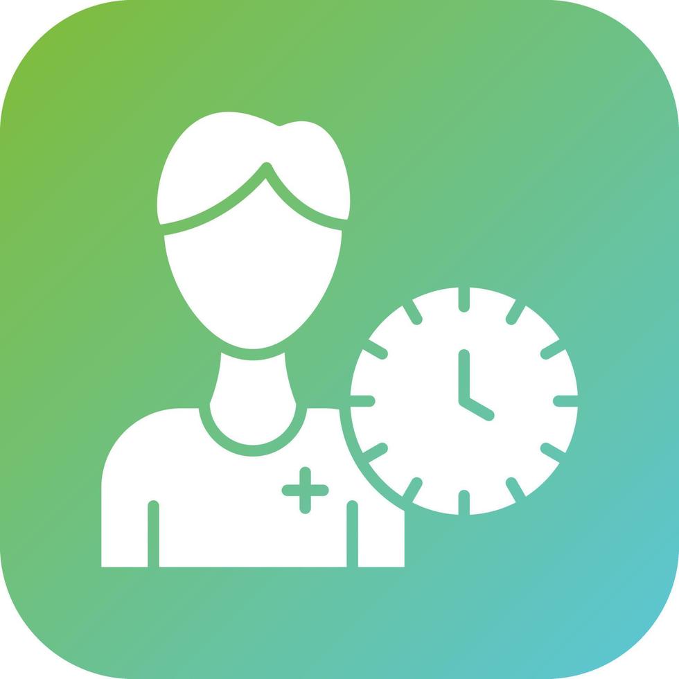 Patients Waiting Vector Icon Style