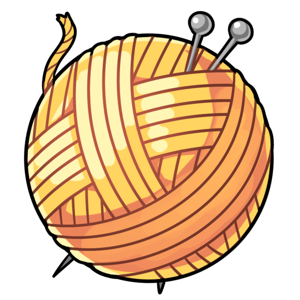 Free Beautiful Orange Yarn 22383984 PNG with Transparent Background