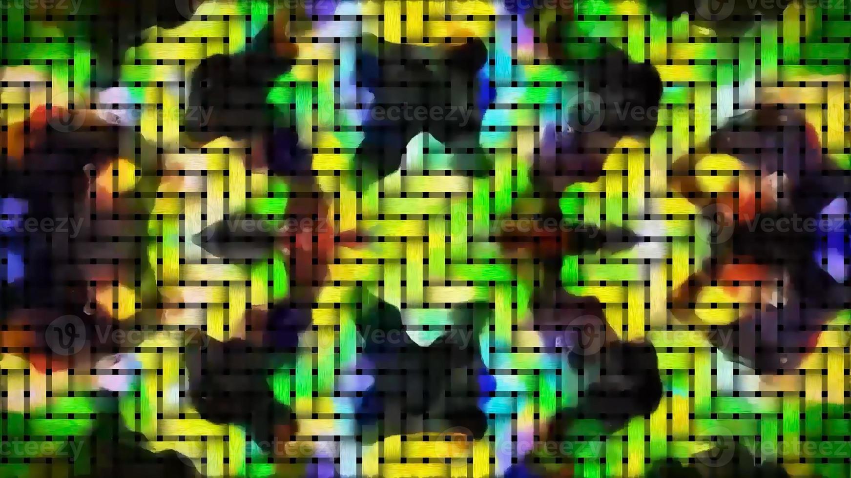 Geometric Abstract Pattern Digital Rendering photo