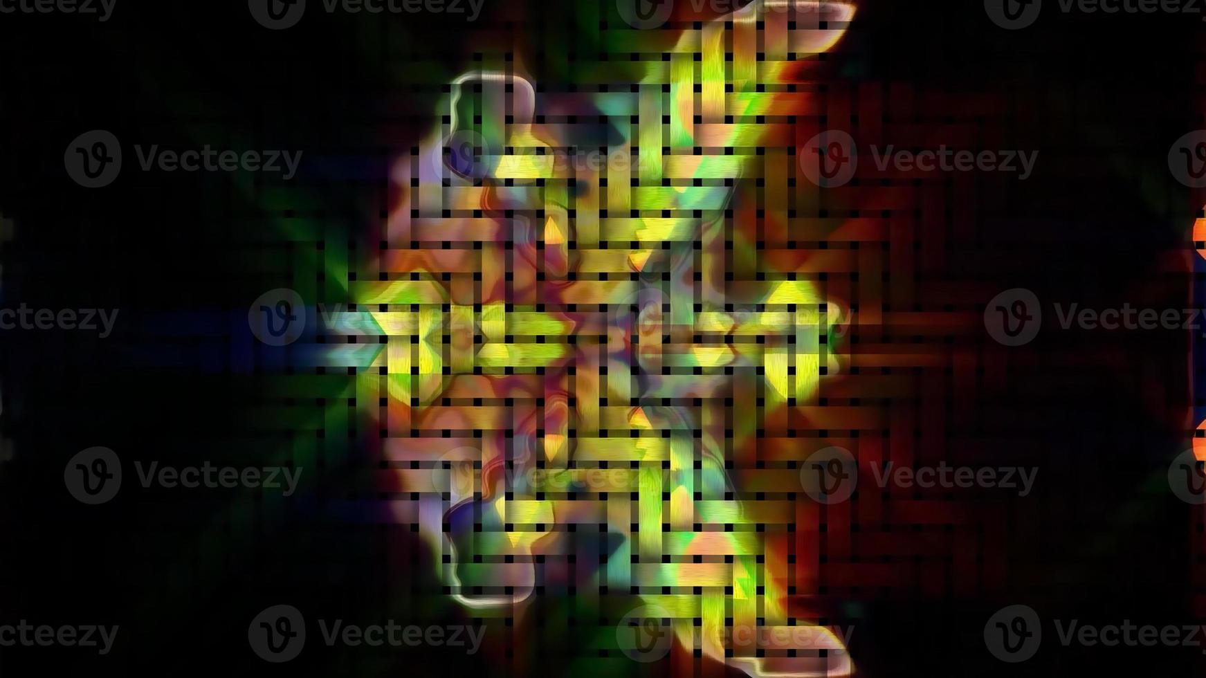 Geometric Abstract Pattern Digital Rendering photo