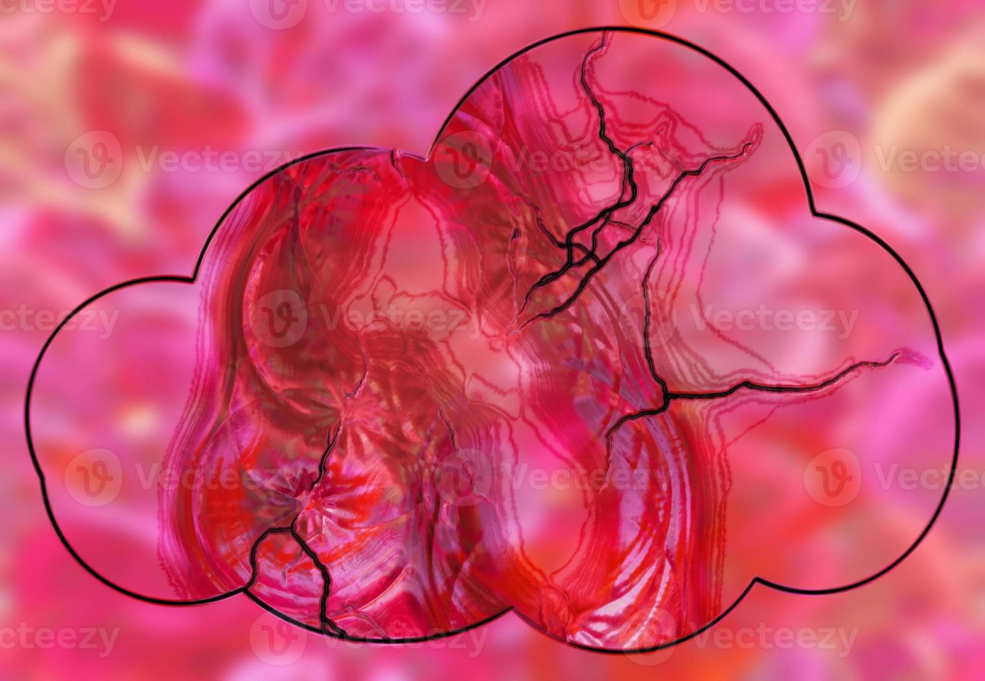 Digital Rendering Abstract Hypnotic Background photo