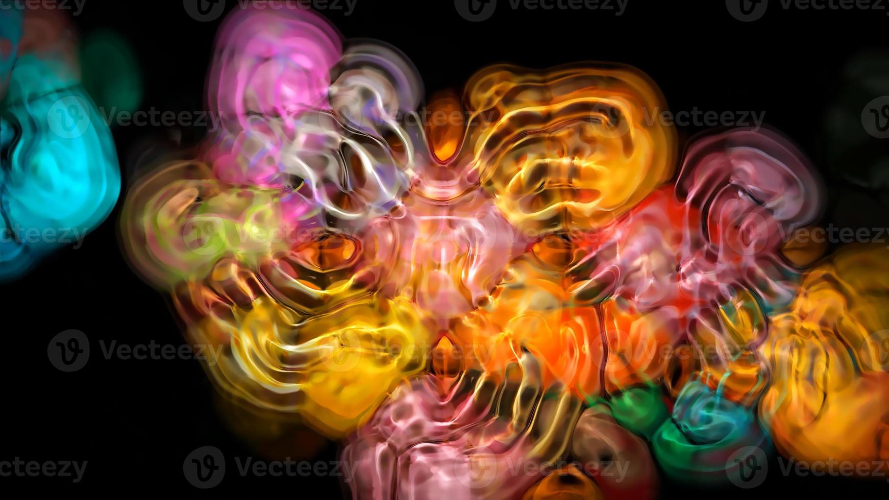 Abstract Colorful Bubbles photo