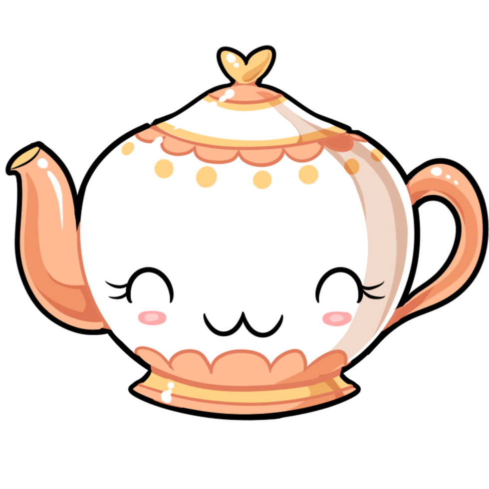 Free Nice TeaPot Face 22384594 PNG with Transparent Background