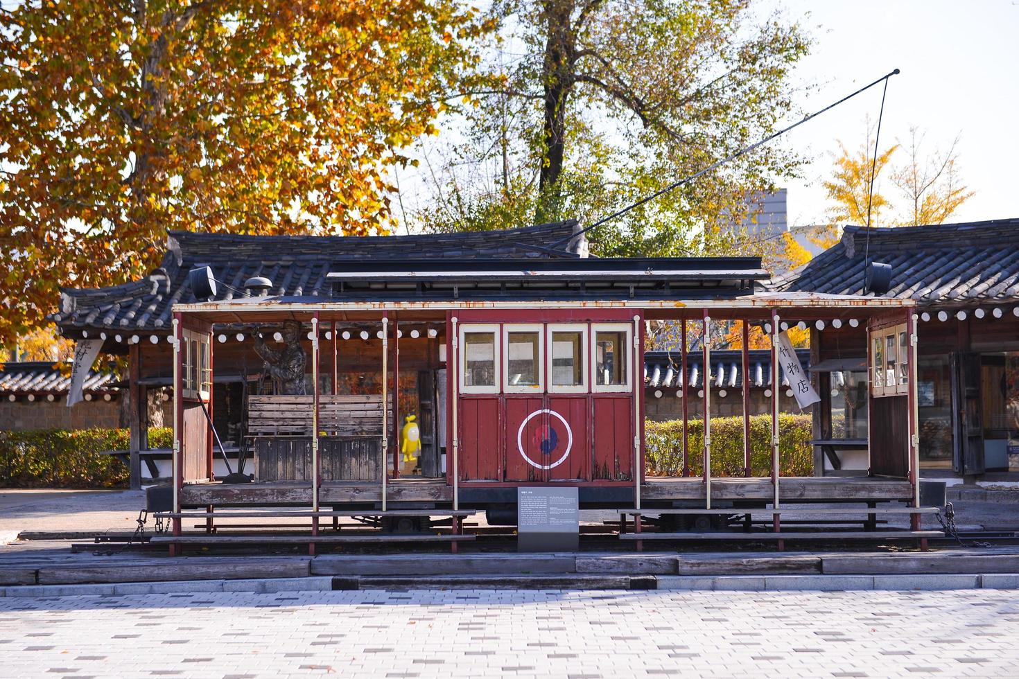 SEOUL, SOUTH KOREA - NOV 14, 2017-The environment in the village at National Folk Museum of Korea photo