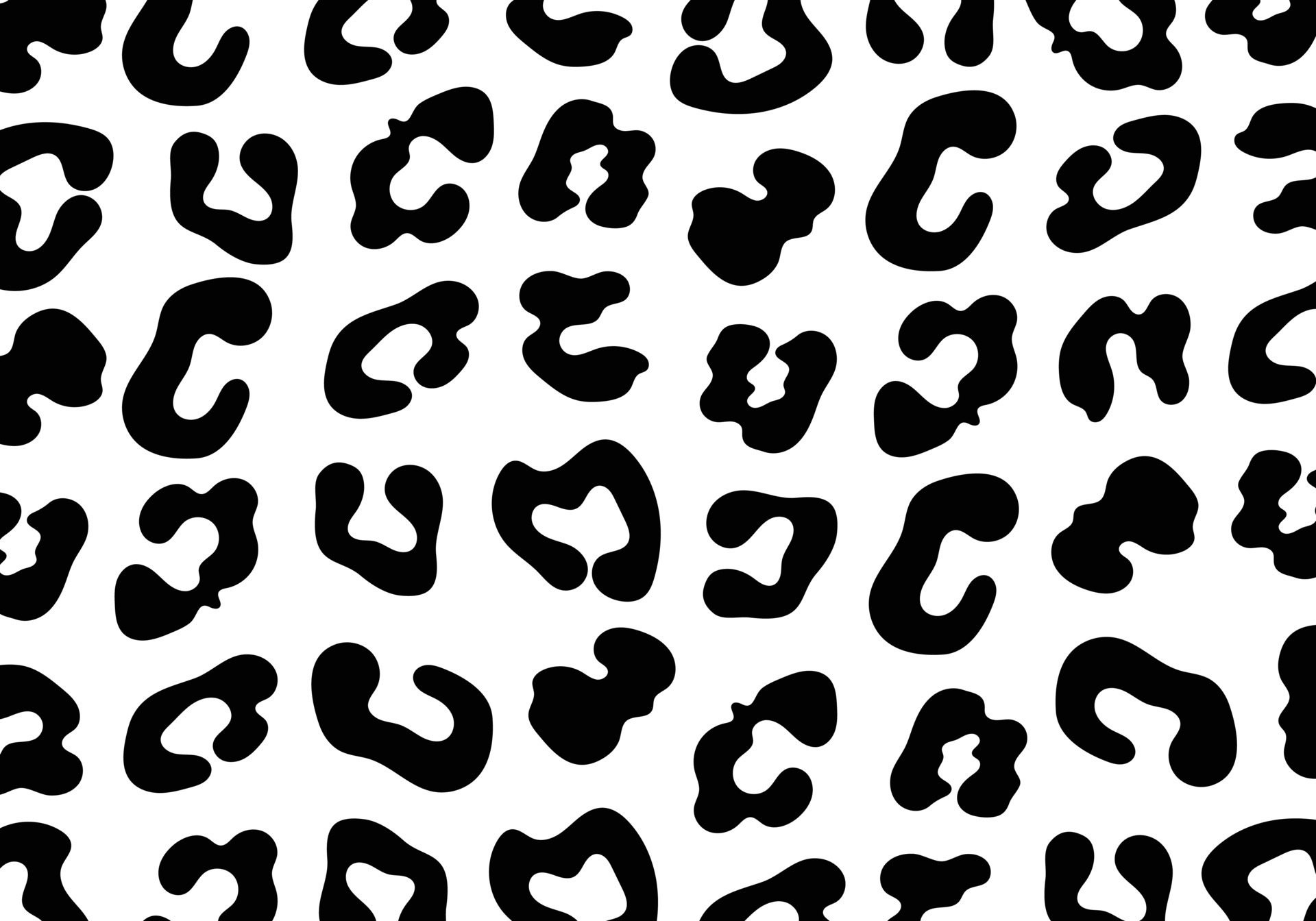 Vector black cheetah print pattern animal seamless. Cheetah skin