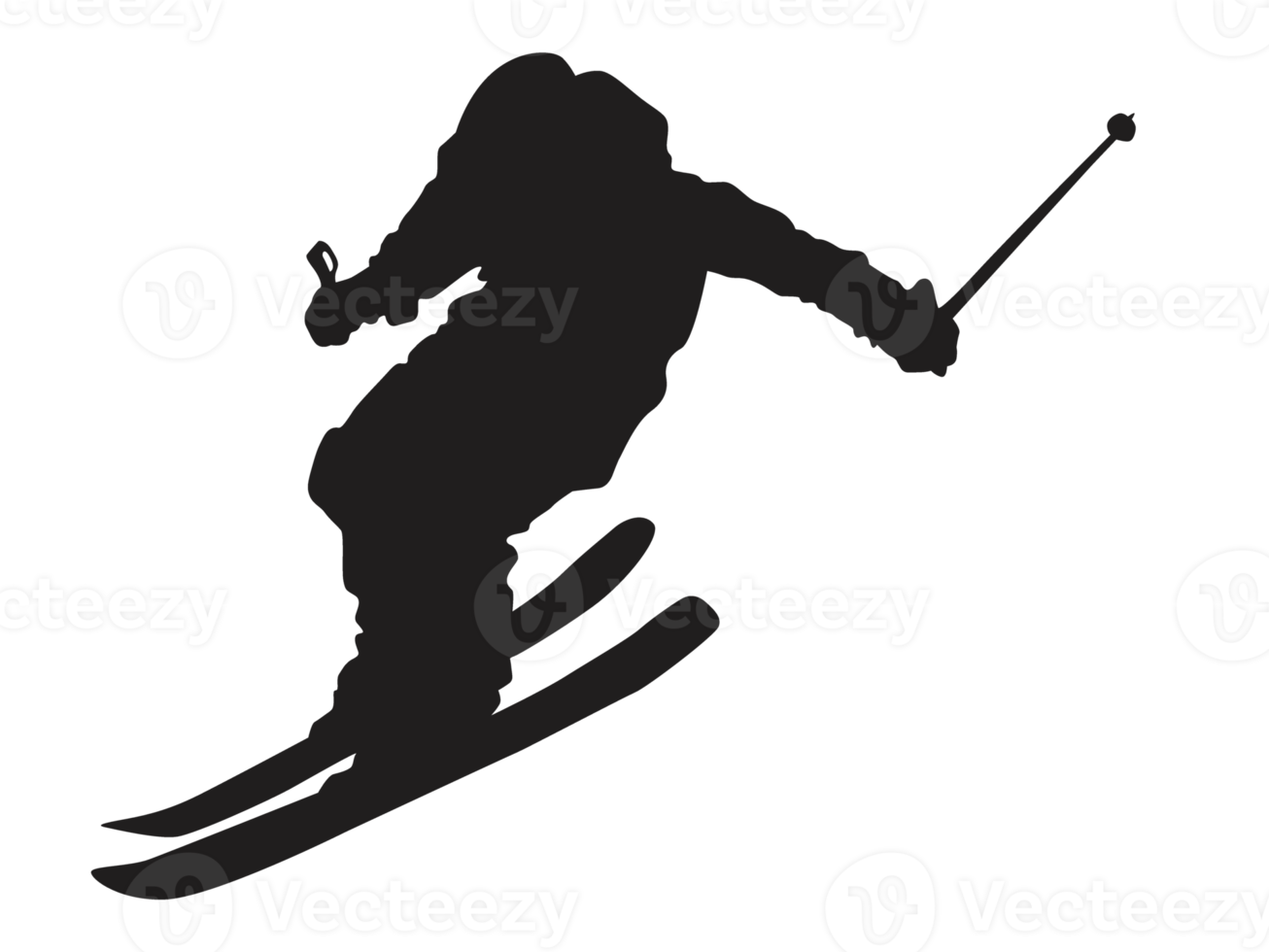 Silhouette Of Ski Player, Skiing, Snow Ski png