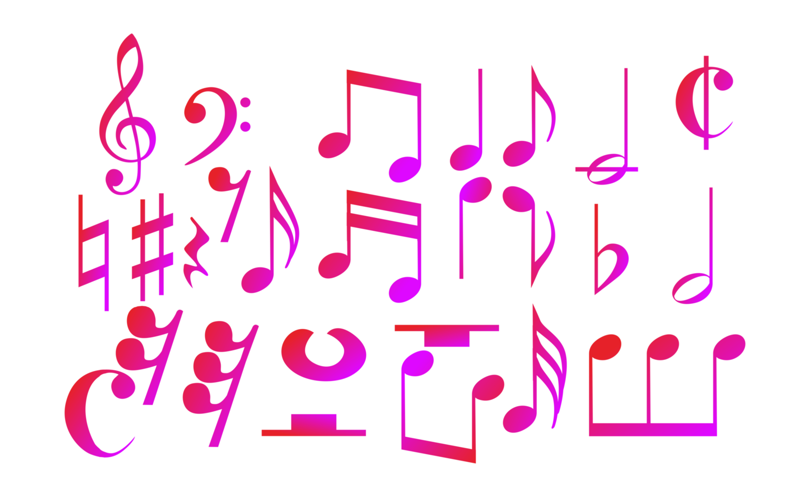 Musik- Ton Muster Hintergrund png