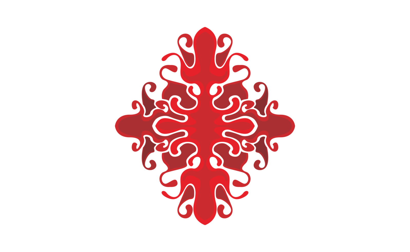 Swirl Blood Wave Ornament Design png