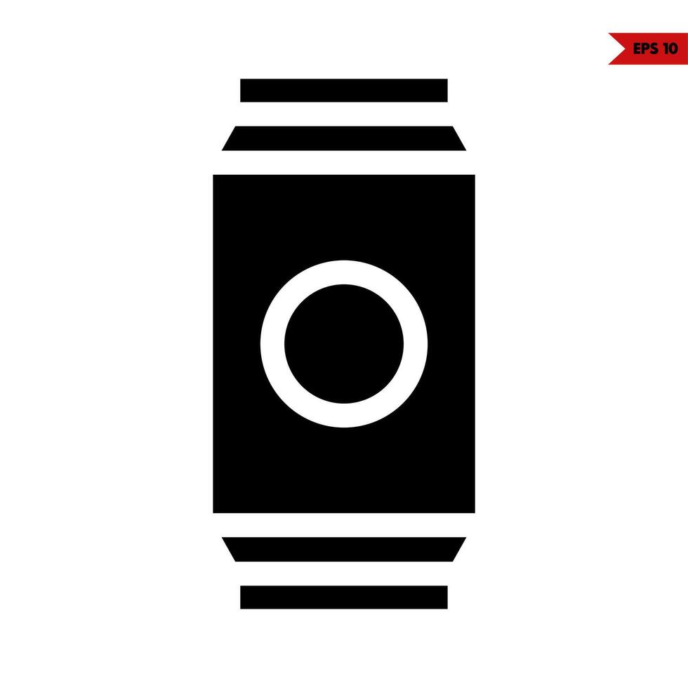 bottle glyph icon vector