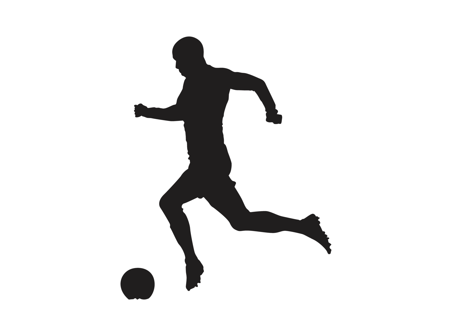 Jugador De Futbol Silueta Png